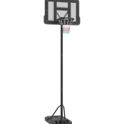SPORTNOW Basketballkorb schwarz B/H/L: ca. 60x90x370 cm