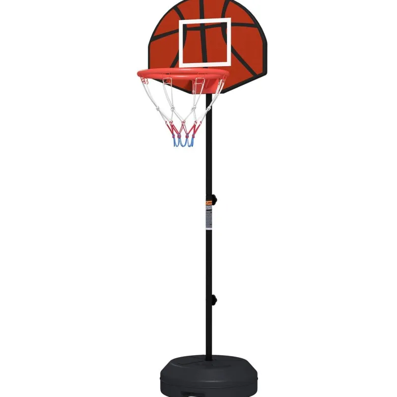 SPORTNOW Basketballständer braun Stahl B/H/L: ca. 38x179x38 cm