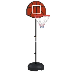 SPORTNOW Basketballständer braun Stahl B/H/L: ca. 38x179x38 cm