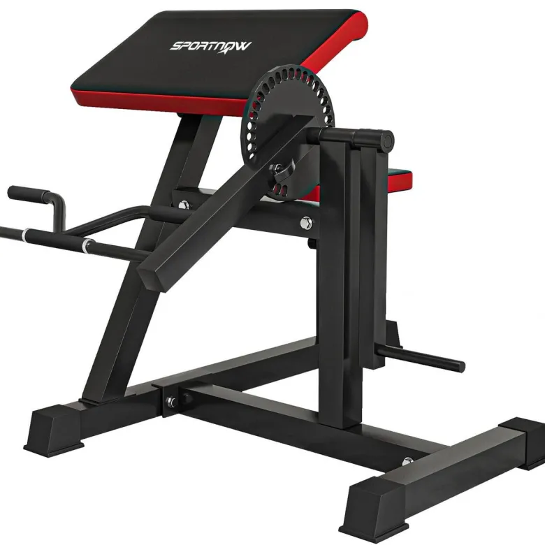 SPORTNOW Beinstrecker schwarz Kunstleder B/H/L: ca. 95x80x105 cm