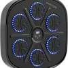 SPORTNOW Boxmaschine + Musik schwarz Kunstleder B/H/L: ca. 44,6x7,5x41,8 cm