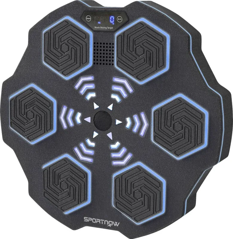 SPORTNOW Boxmaschine + Musik schwarz Kunststoff B/H/L: ca. 44x8x44 cm