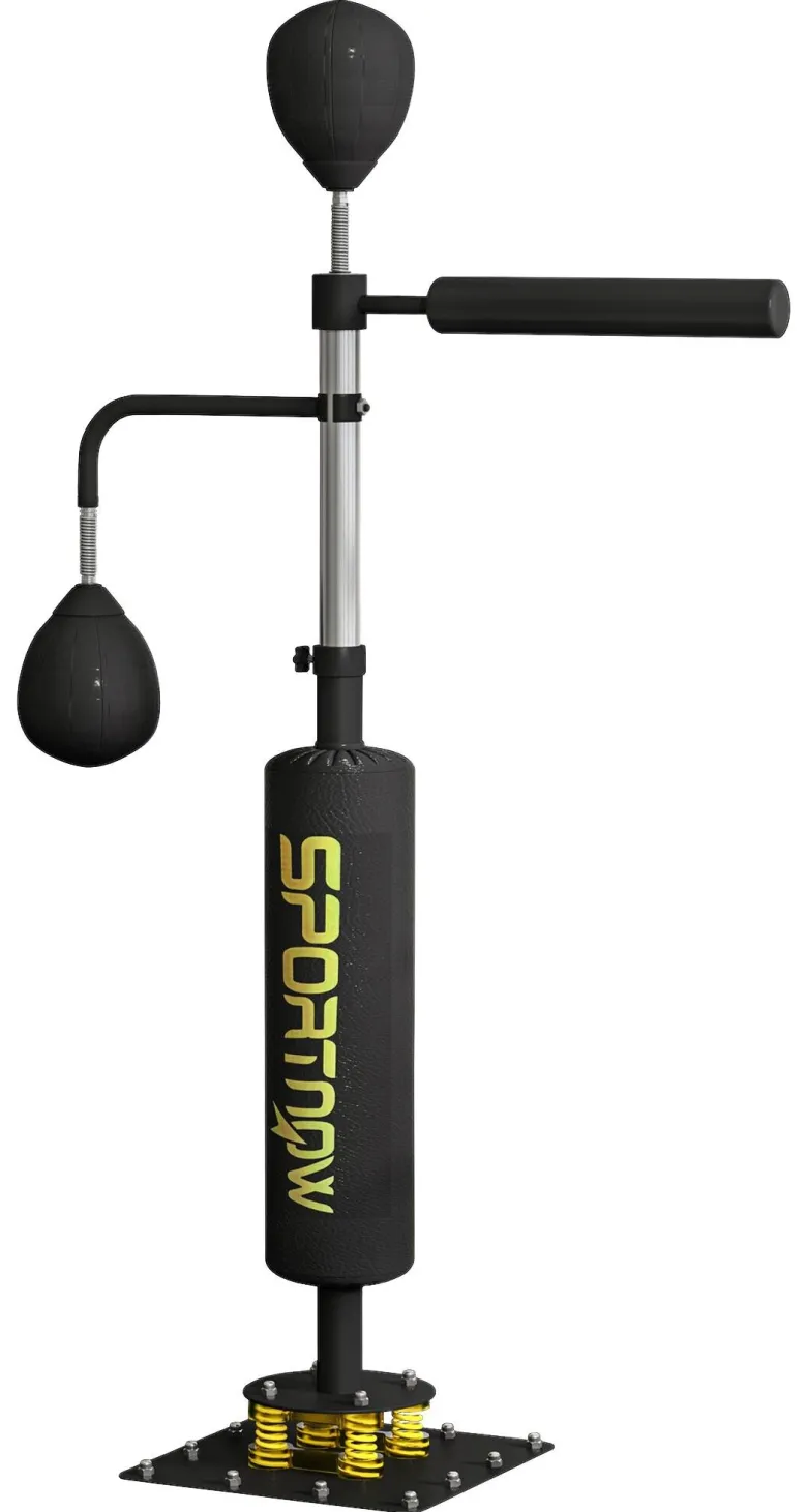 SPORTNOW Boxsack schwarz Kunstleder B/H/L: ca. 36x205x107 cm
