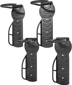 SPORTNOW Fahrrad-Wandhalterung schwarz schwarz B/H/L: ca. 10,5x4x25,5 cm