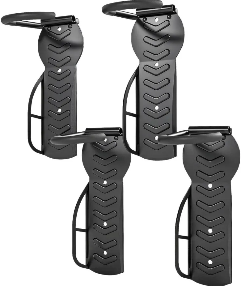 SPORTNOW Fahrrad-Wandhalterung schwarz schwarz B/H/L: ca. 10,5x4x25,5 cm