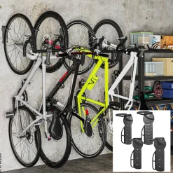 SPORTNOW Fahrrad-Wandhalterung schwarz schwarz B/H/L: ca. 10,5x4x25,5 cm
