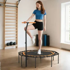 SPORTNOW Fitness Trampolin orange B/H/L: ca. 120x126x128 cm