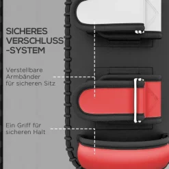 SPORTNOW Fitness-Zubehör schwarz Kunstleder B/H/L: ca. 20x38x18 cm