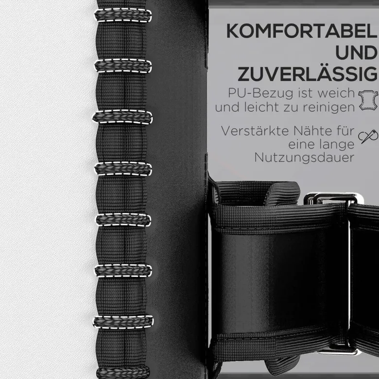 SPORTNOW Fitness-Zubehör schwarz Kunstleder B/H/L: ca. 20x38x18 cm