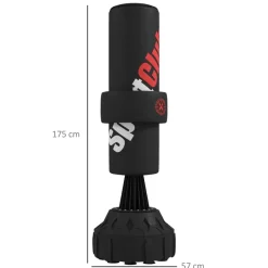 SPORTNOW Fitness-Zubehör schwarz Edelstahl B/H/L: ca. 57x57x175 cm