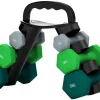 SPORTNOW Hantelset mehrfarbig Kunststoff B/H/L: ca. 10x30x42 cm