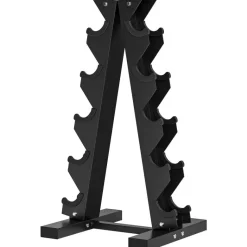 SPORTNOW Hantelständer schwarz Stahl B/H/L: ca. 33x66x35 cm