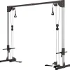 SPORTNOW Kabelzugstation schwarz Stahl B/H/L: ca. 85x207x245 cm