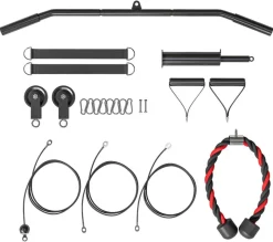 SPORTNOW Kabelzugsystem schwarz Nylon B/H/L: ca. 2,5x200x98 cm