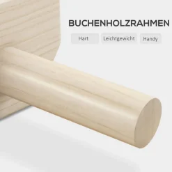 SPORTNOW Liegestützgriffe natur Buche B/H/L: ca. 13x10x30 cm