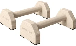 SPORTNOW Liegestützgriffe natur Buche B/H/L: ca. 13x10x30 cm