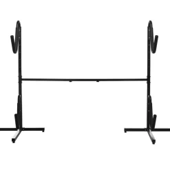 SPORTNOW Outdoor-Aktivitäten schwarz Edelstahl B/H/L: ca. 72,5x240x157 cm