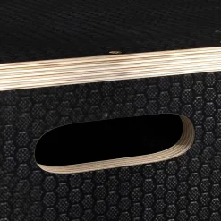 SPORTNOW Sprungbox schwarz Buche B/H/L: ca. 61x51x76 cm