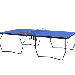 SPORTNOW Tischtennisplatte blau Stahl B/H/L: ca. 152,5x76x274 cm