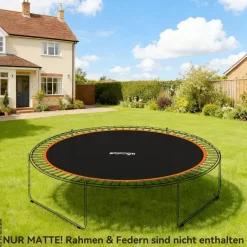 SPORTNOW Trampolin-Sprungtuch orange B/H/L: ca. 323x1x323 cm