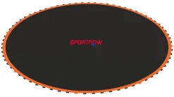 SPORTNOW Trampolin-Sprungtuch orange B/H/L: ca. 323x1x323 cm