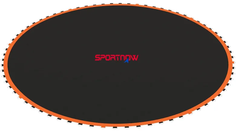 SPORTNOW Trampolin-Sprungtuch orange B/H/L: ca. 323x1x323 cm
