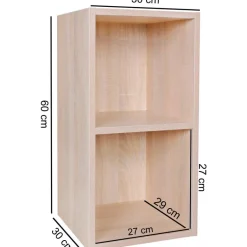 Standregal Eiche Sonoma Nachbildung B/H/T: ca. 30x60x30 cm