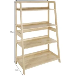 Standregal Mila natur B/H/T: ca. 83x150x43 cm