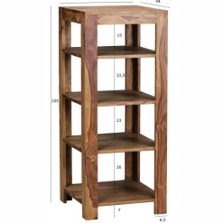 Standregal natur B/H/T: ca. 44x105x44 cm