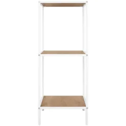 Standregal Tom weiß Eiche Nachbildung B/H/T: ca. 37x82,5x33 cm