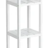 Standregal weiß MDF B/H/L: ca. 22x92x22 cm