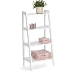 Standregal weiß MDF B/H/L: ca. 32x90x43 cm