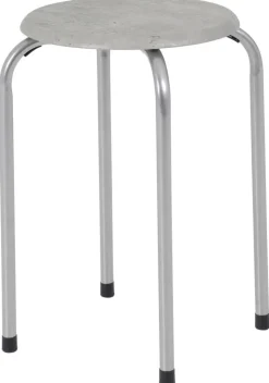 Stapelhocker Lilly Beton Beton MDF B/H/T: ca. 38x46x38 cm