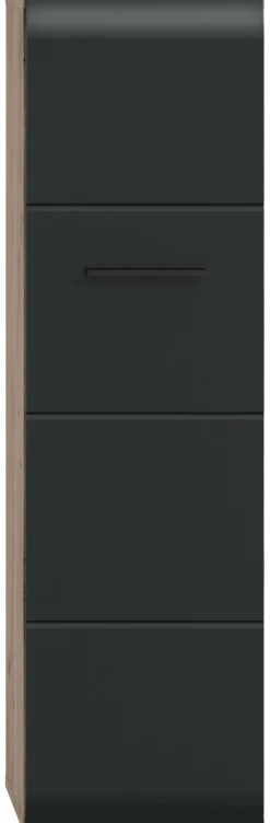 Stauraumelement Ice Nox Oak Nachbildung schwarz matt B/H/T: ca. 30x106x30 cm