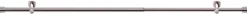 Stilgarnituren Kappe Chrom Metall D: ca. 1,9 cm ausziehbar von ca. 120 bis 210 cm 1.0 Läufe