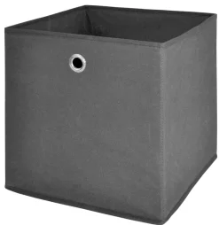 Stoffbox anthrazit B/H/T: ca. 32x32x32 cm
