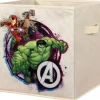 Stoffbox Avengers beige B/H/T: ca. 32x32x32 cm