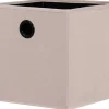 Stoffbox beige B/H/T: ca. 32x32x32 cm