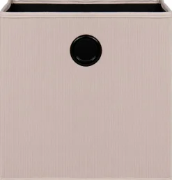 Stoffbox beige B/H/T: ca. 32x32x32 cm