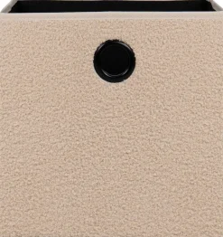 Stoffbox creme B/H/T: ca. 32x32x32 cm