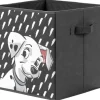 Stoffbox Dalmatiner anthrazit B/H/T: ca. 32x32x32 cm