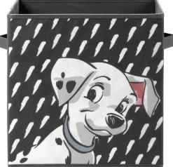 Stoffbox Dalmatiner anthrazit B/H/T: ca. 32x32x32 cm