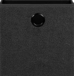 Stoffbox dunkelgrau B/H/T: ca. 32x32x32 cm