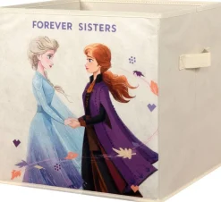 Stoffbox Frozen beige B/H/T: ca. 32x32x32 cm