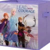Stoffbox Frozen lila B/H/T: ca. 32x32x32 cm