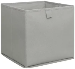 Stoffbox grau B/H/T: ca. 24x24x24 cm