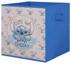 Stoffbox Stitch blau B/H/T: ca. 32x32x32 cm
