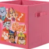 Stoffbox Totally Pawsome pink B/H/T: ca. 32x32x32 cm