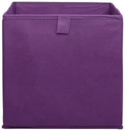 Stoffbox violett B/H/T: ca. 24x24x24 cm