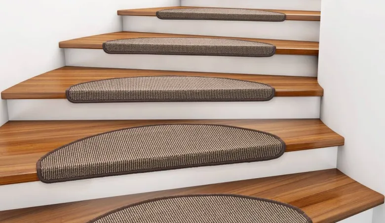 Stufenmatte Stripes braun B/L: ca. 25x65 cm